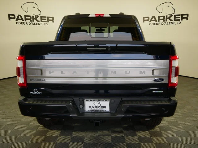 Used 2022 Antimatter Blue Metallic Ford Platinum image 6