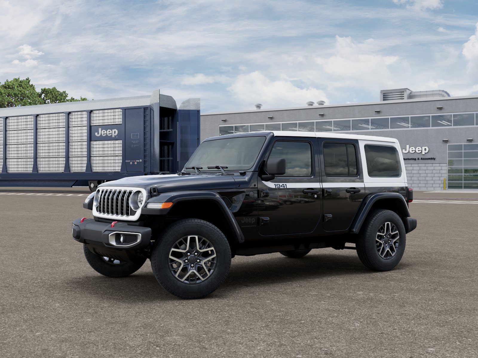 New 2026 Black Clear-Coat Exterior Paint Jeep 4-Door Sahara 4x4 image 10