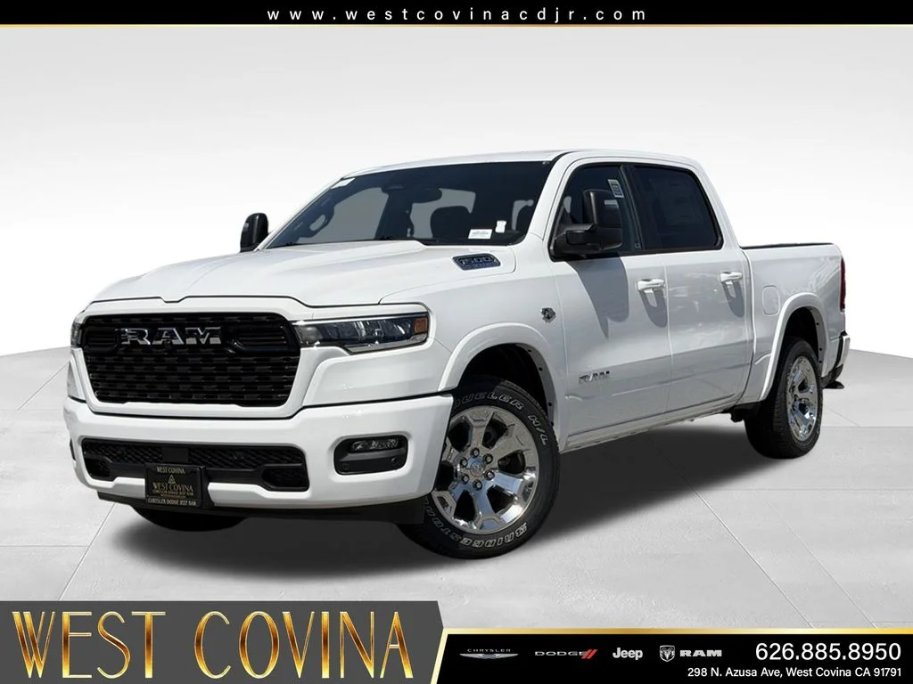 New 2026 Bright White Clear-Coat Exterior Paint RAM Big Horn/Lone Star image 1