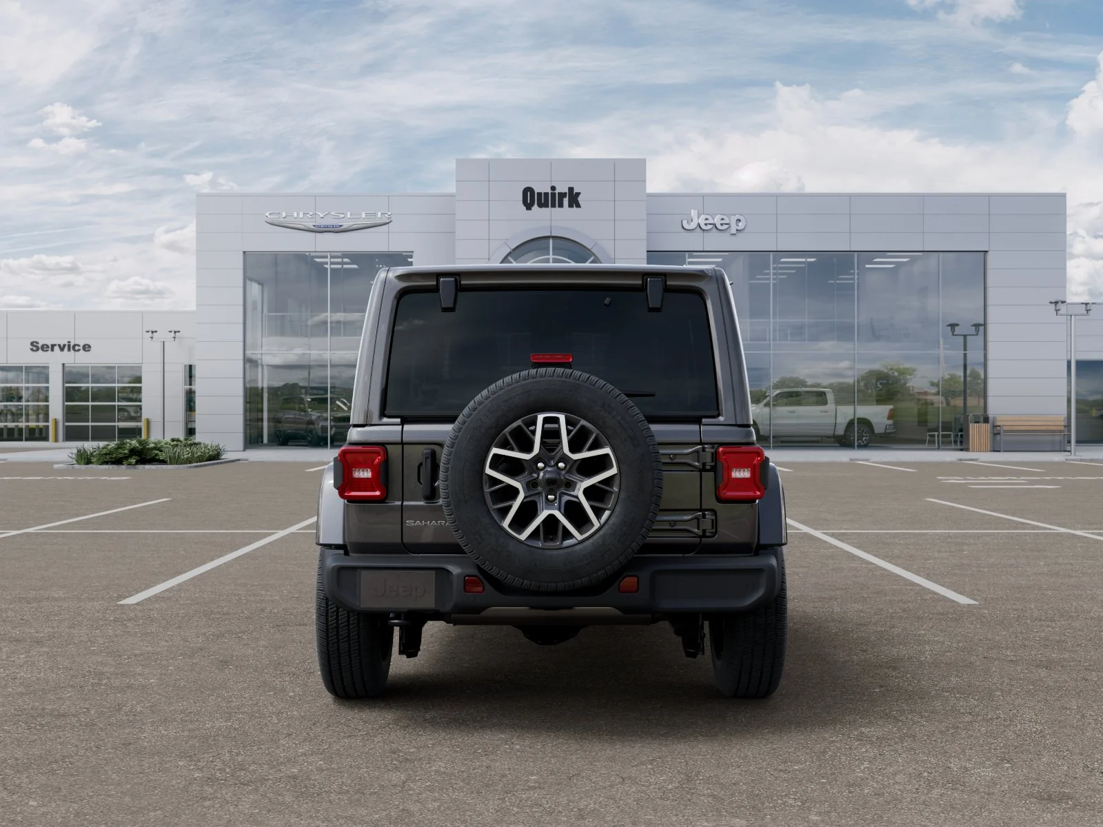 New 2026 Granite Crystal Metallic Clear-Coat Exterior Paint Jeep Sahara image 33