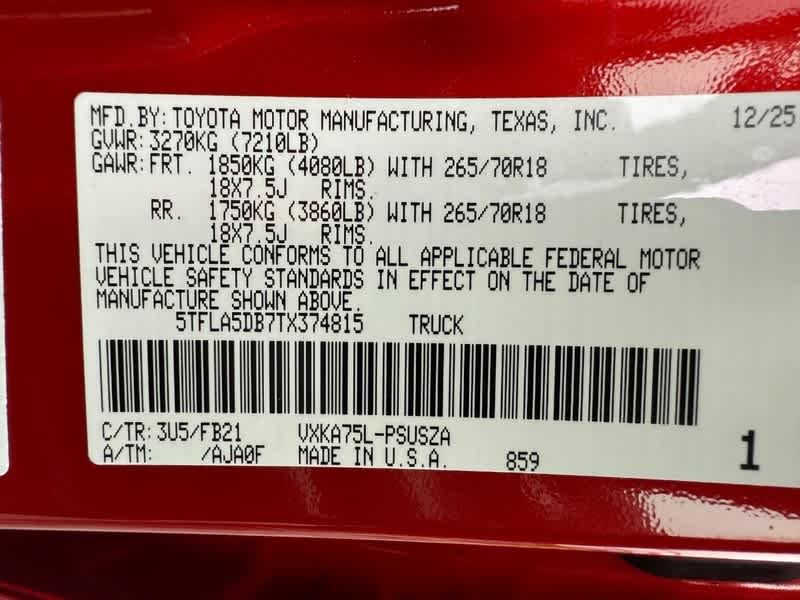 2026 Toyota Tundra SR5 - Photo 18