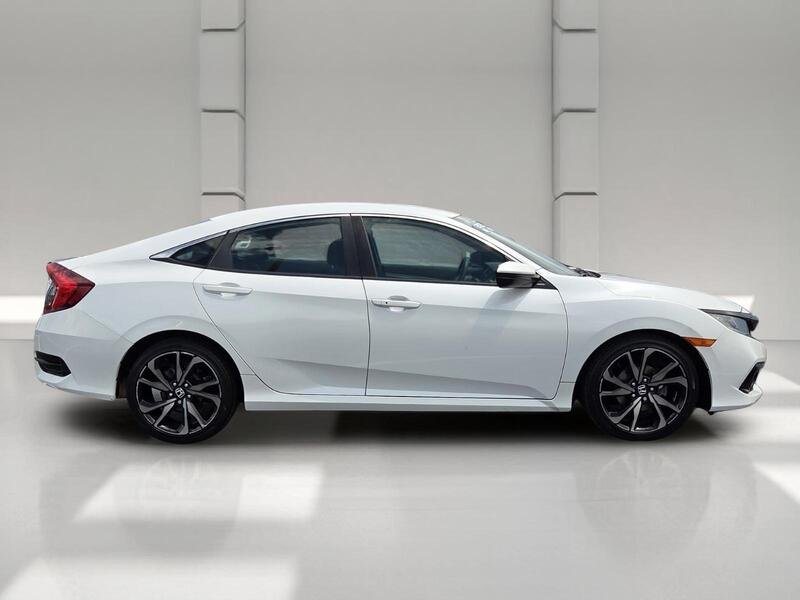 Used 2021 Platinum White Pearl Honda SPORT CVT image 6