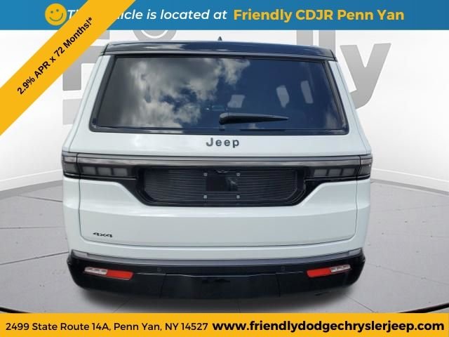 New 2026 Bright White Clearcoat Jeep Summit Obsidian image 4