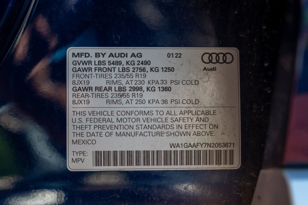 Used 2022 Blue Audi 45 S line Premium image 43