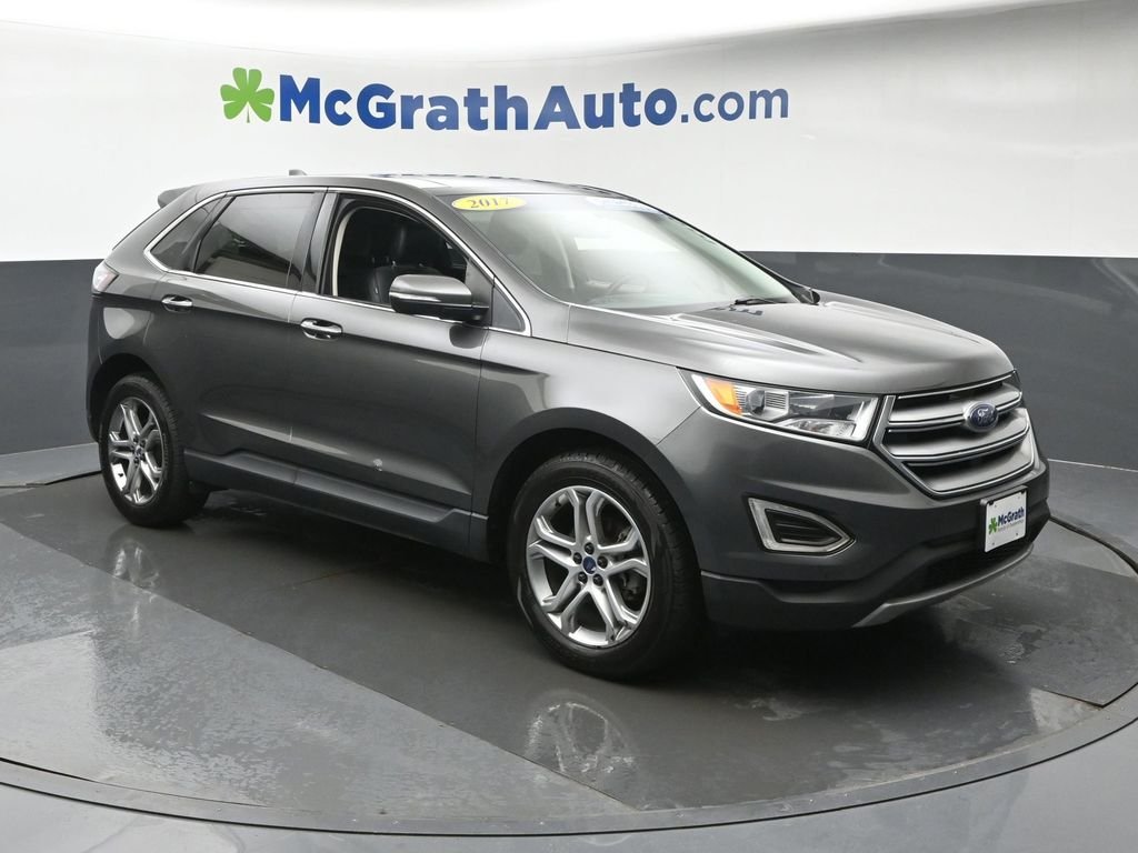 Used 2017 Ford Edge Titanium with VIN 2FMPK3K95HBB55042 for sale in Marion, IA
