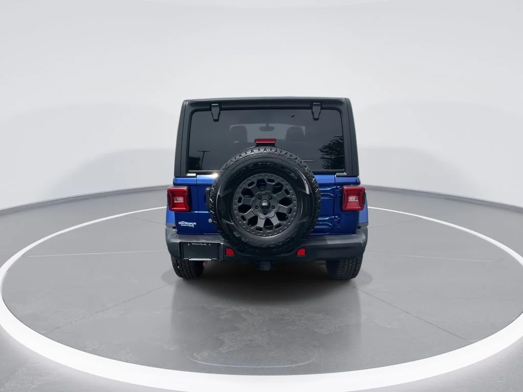 Used 2019 Blue Jeep Unlimited Rubicon image 8