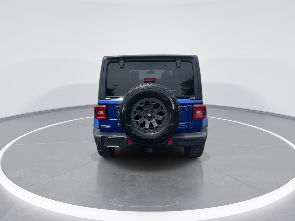 Used 2019 Blue Jeep Unlimited Rubicon image 8