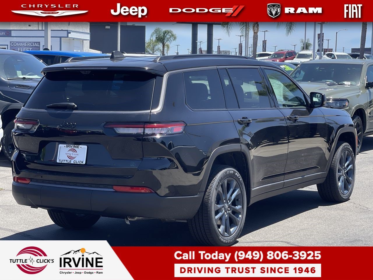 New 2026 Diamond Black Crystal Pearl-Coat Exterior Paint Jeep 85th Anniversary Edition image 6