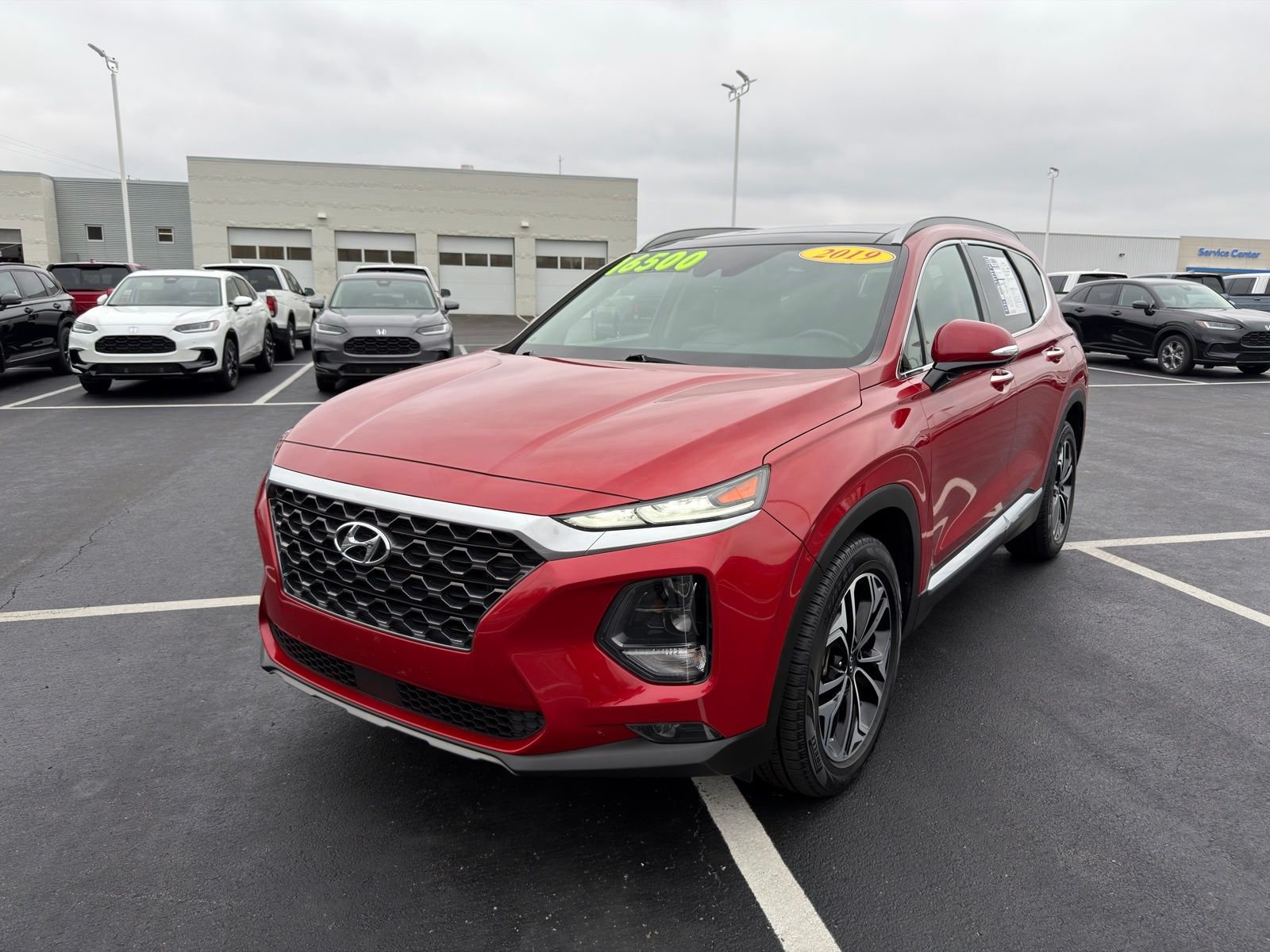 Used 2019 Hyundai Santa Fe Limited with VIN 5NMS5CAA6KH033719 for sale in Lima, OH