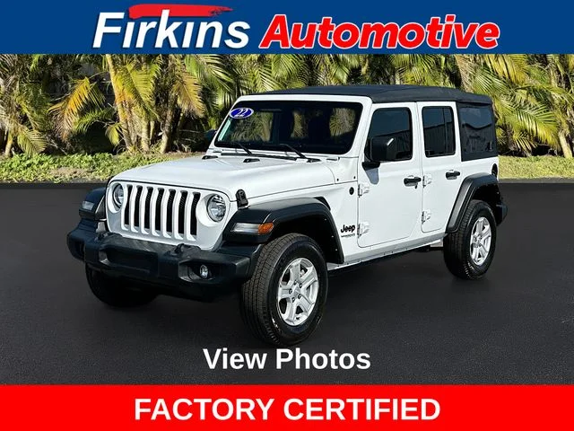 2022 Jeep Wrangler Unlimited Sport S