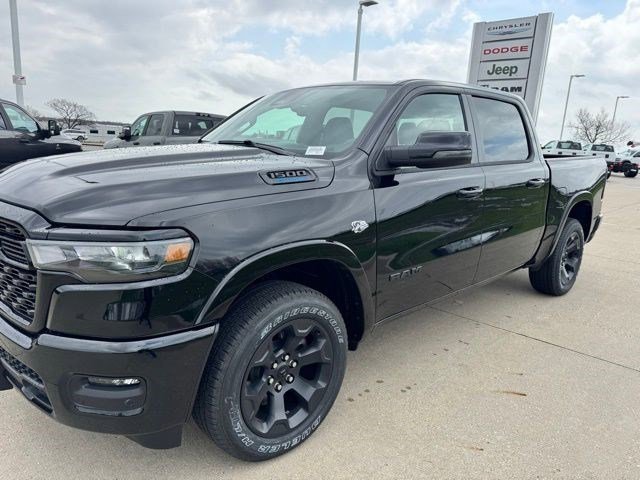 New 2026 Diamond Black Crystal Pearl-Coat Exterior Paint RAM Big Horn image 3