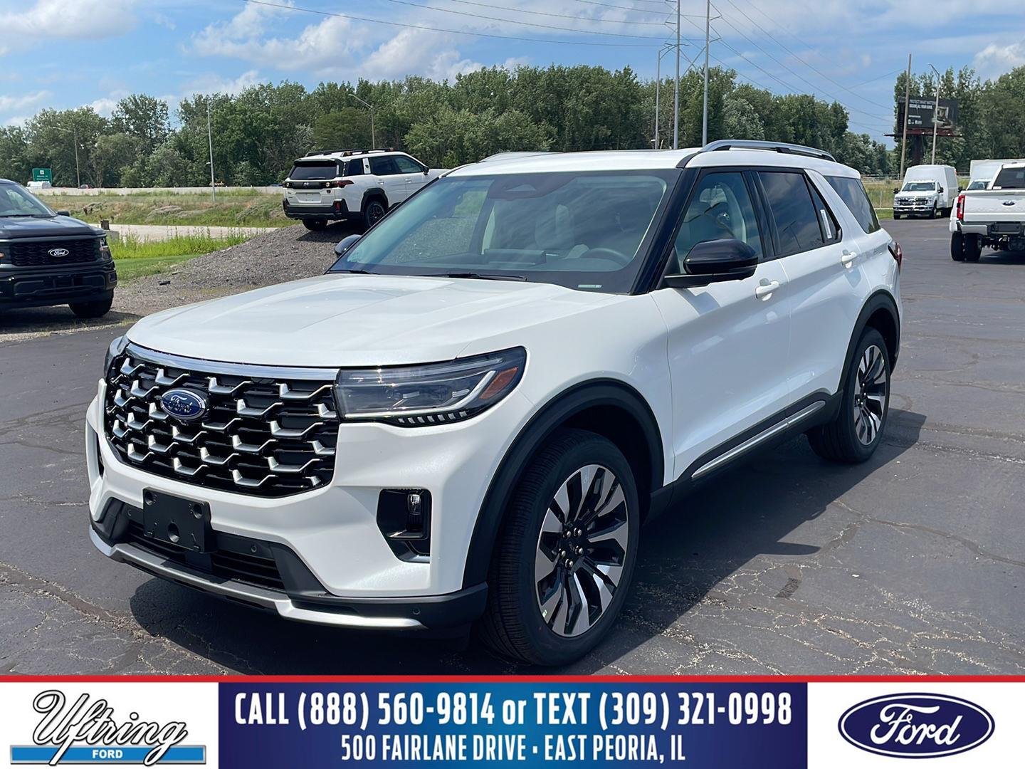 New 2026 Star White Metallic Tri-Coat Ford Platinum™ image 1