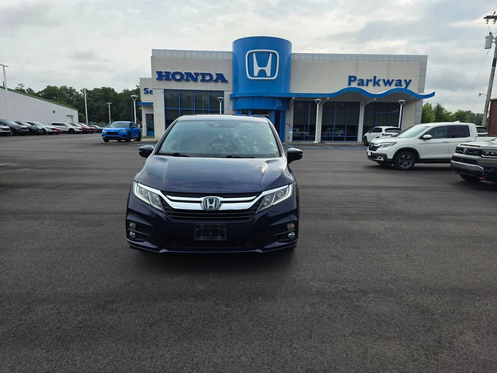 Certified Used 2019 Obsidian Blue Pearl Honda EX-L image 8