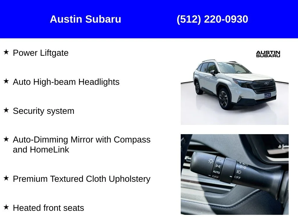 New 2026 White Subaru Premium Hybrid image 17