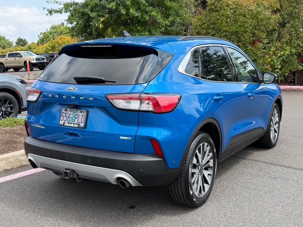 Used 2020 Blue Metallic Ford Titanium image 7