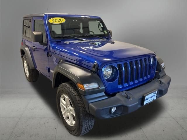 Used 2020 Ocean Blue Metallic Clearcoat Jeep Sport S image 8
