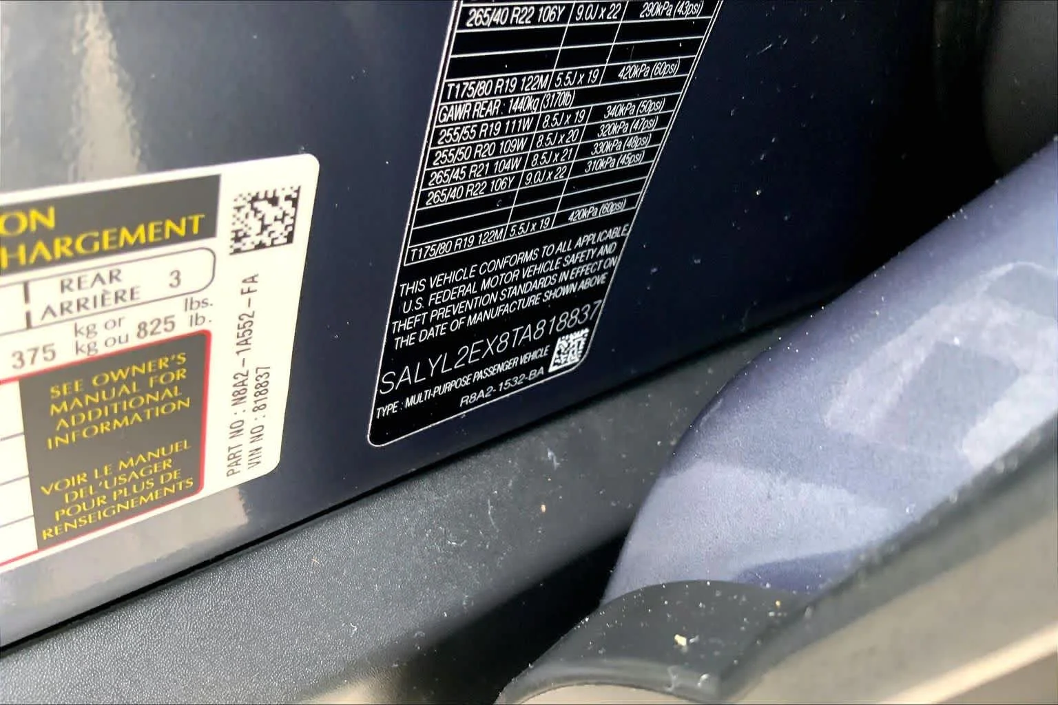 Used 2026 Varesine Blue Metallic Land Rover Dynamic SE image 31