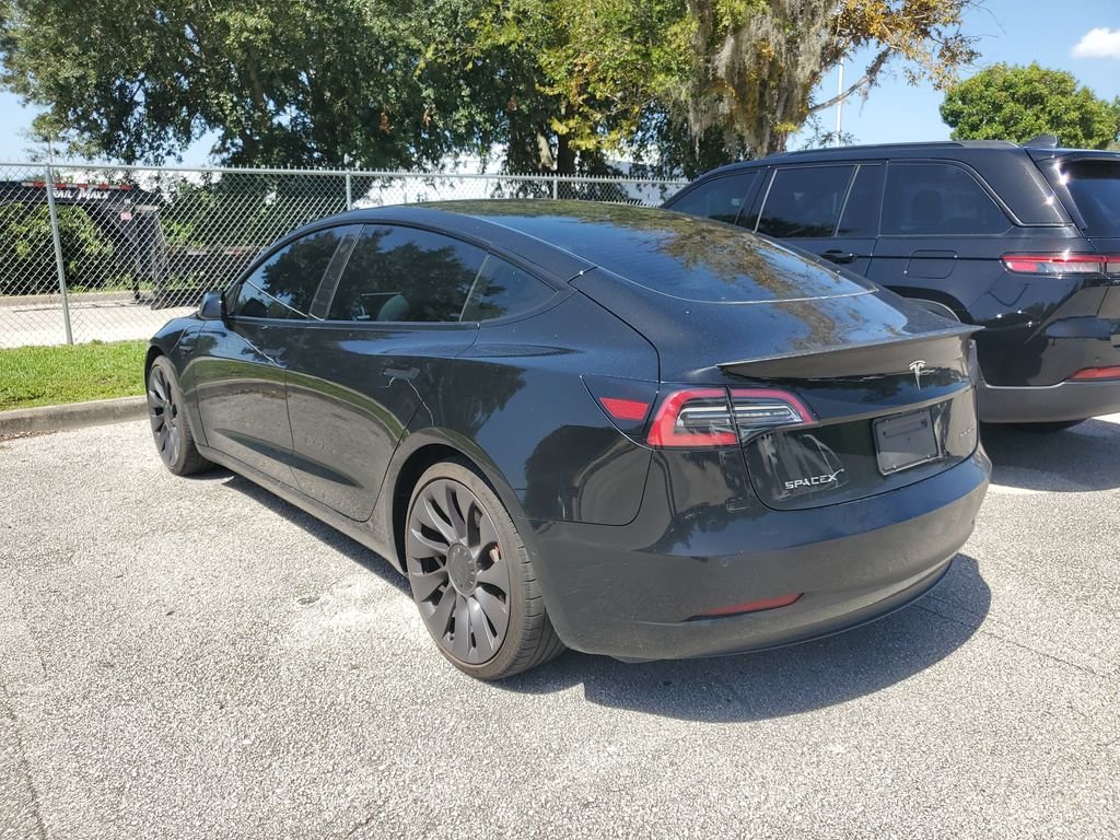 Used 2021 Black Tesla Performance image 4