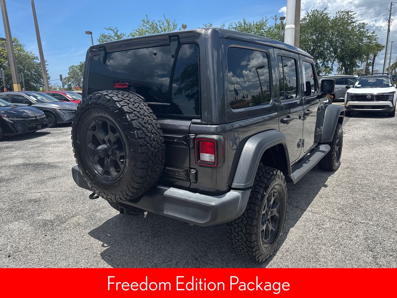 Used 2020 Gray Jeep Unlimited Sport image 6