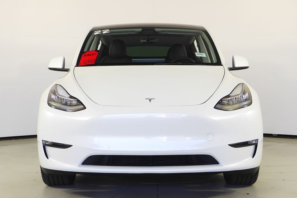 Used 2022 Pearl White Multi-Coat Tesla Long Range image 3
