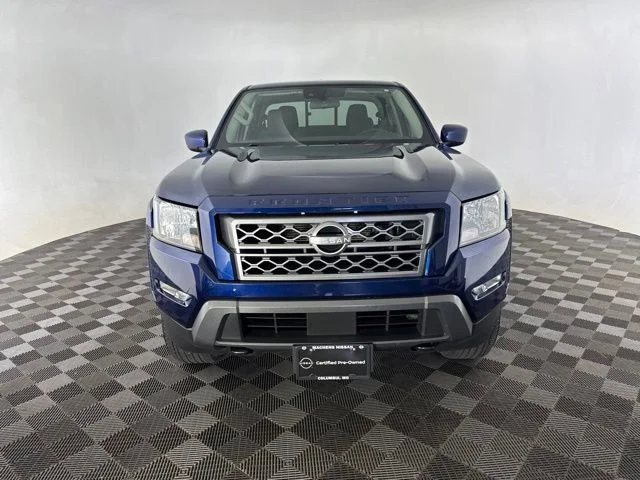 Used 2022 Blue Nissan SV image 2