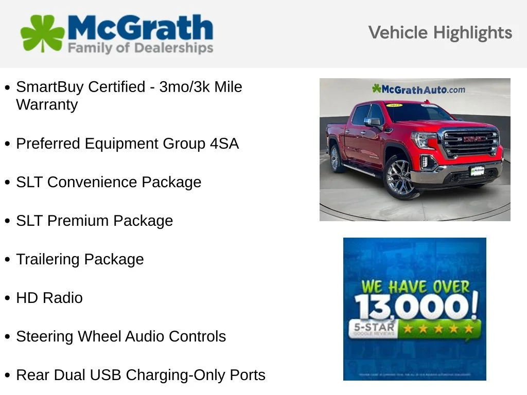 Used 2019 Red GMC SLT image 6
