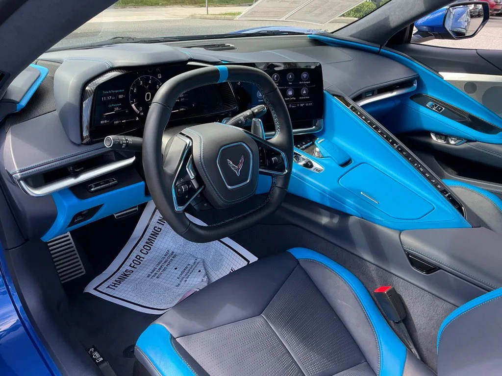 Used 2021 Blue Chevrolet Stingray image 23