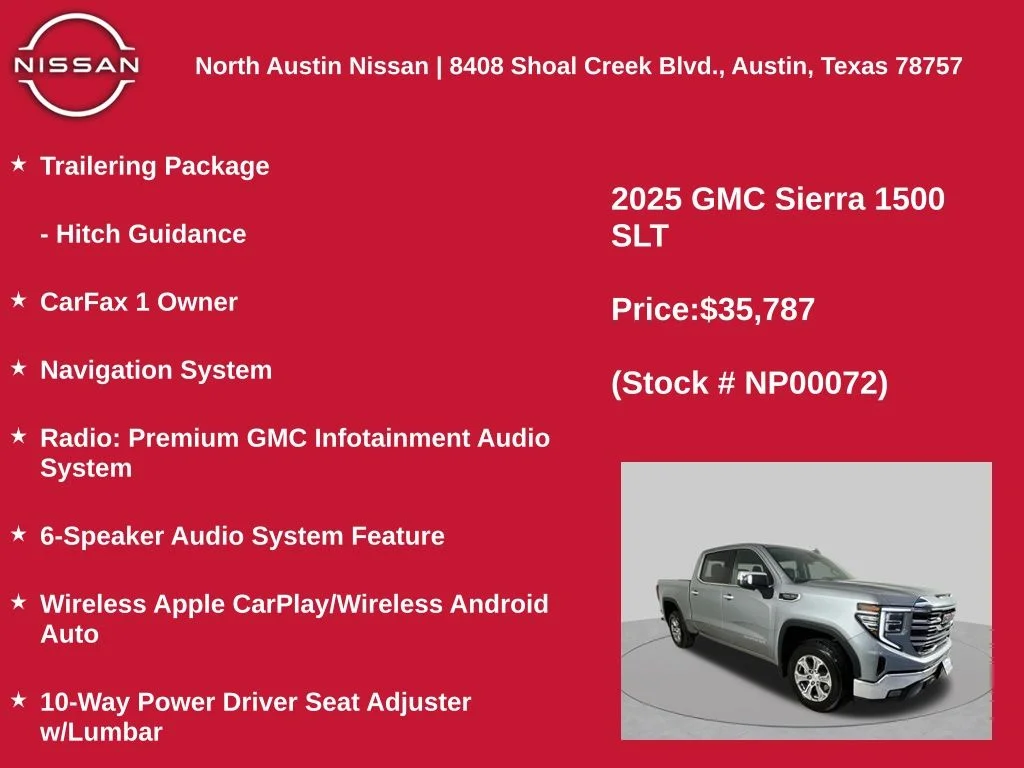 Used 2025 Silver GMC SLT image 11