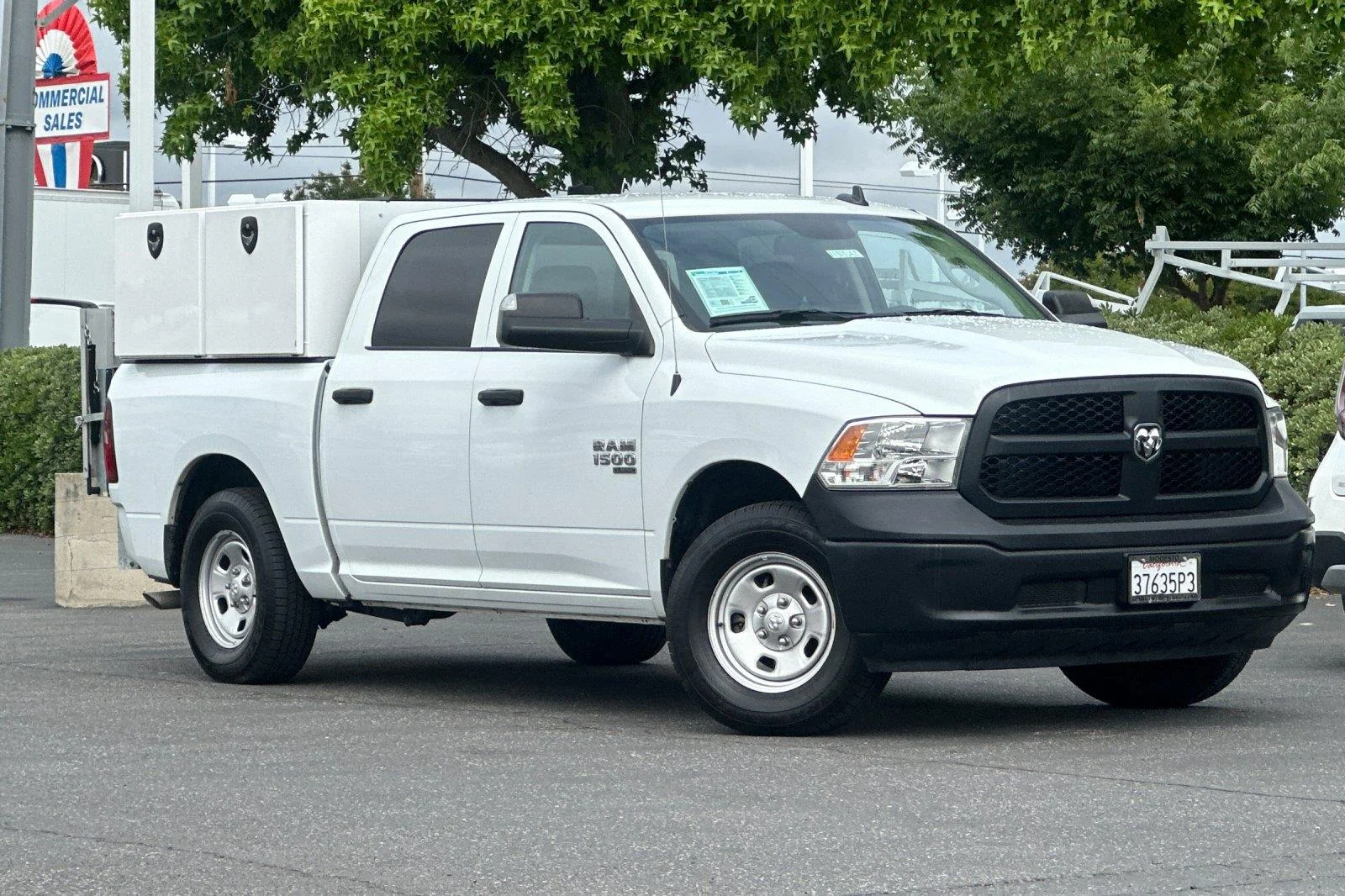 Used 2022 Bright White Clearcoat Ram Tradesman image 1