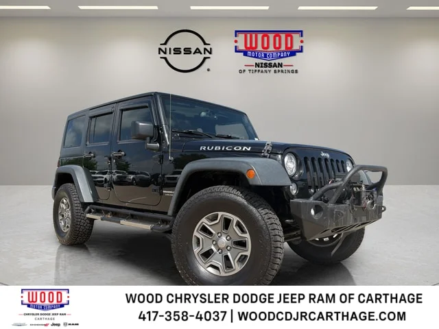 Used 2018 Black Clearcoat Jeep Unlimited Rubicon image 1
