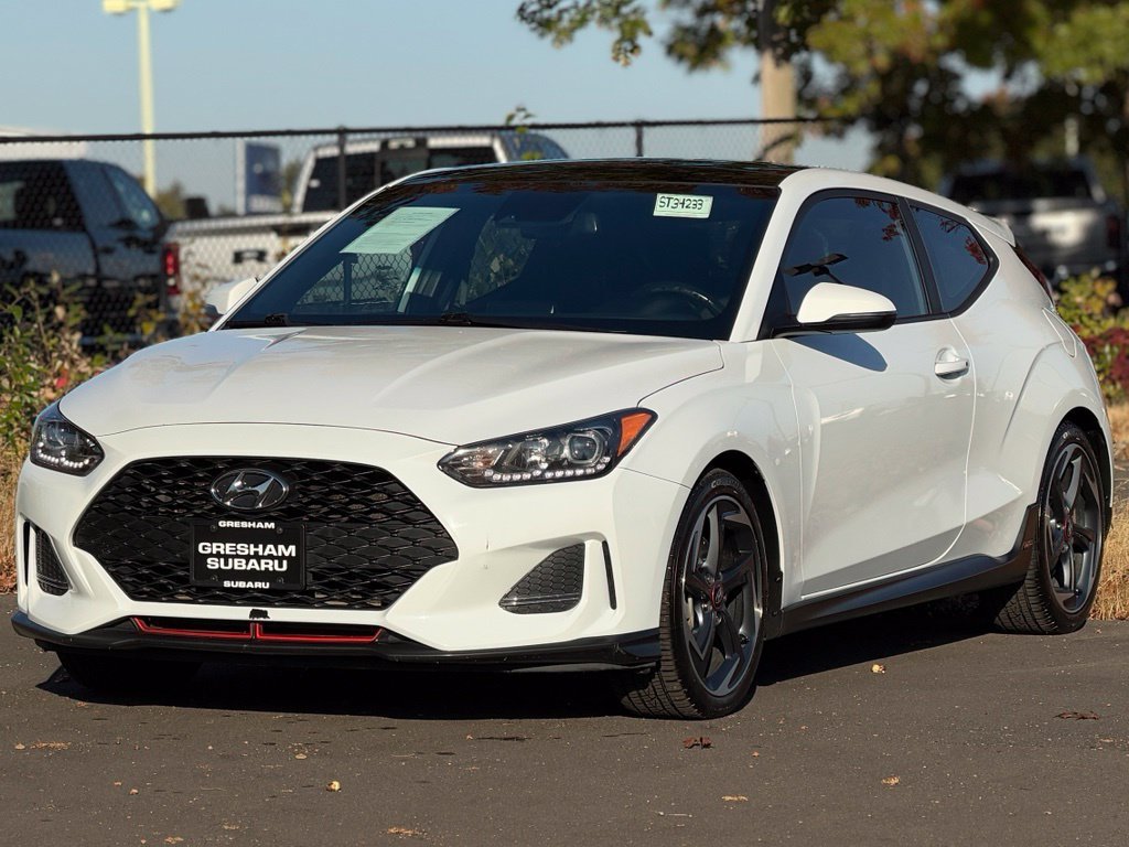 Used 2019 Chalk White Hyundai Turbo image 3
