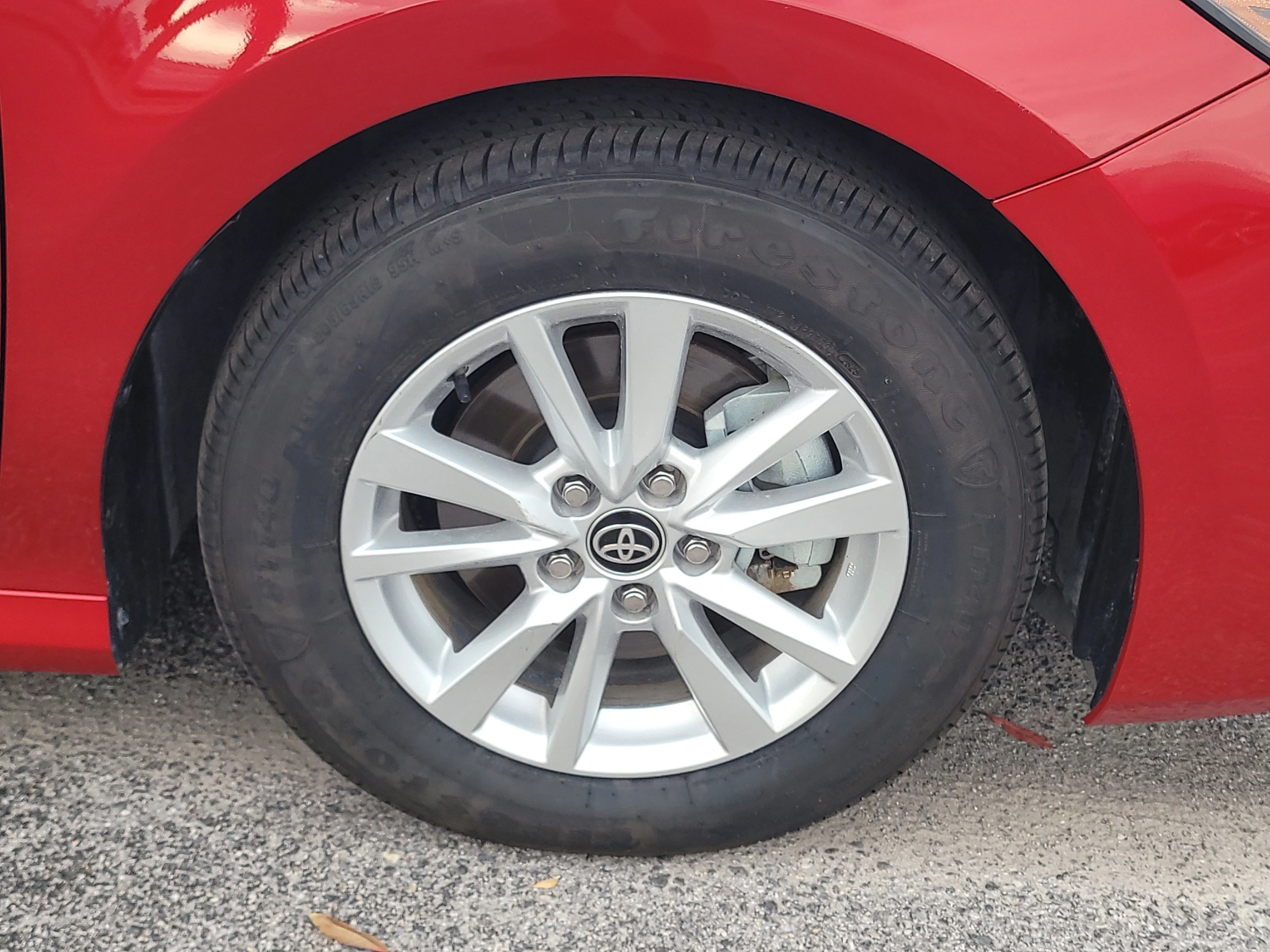 Certified Used 2025 Red Toyota LE image 9