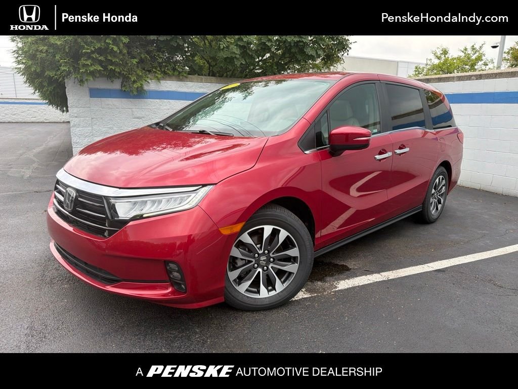 Certified Used 2023 Radiant Red Metallic II Honda EX-L image 1