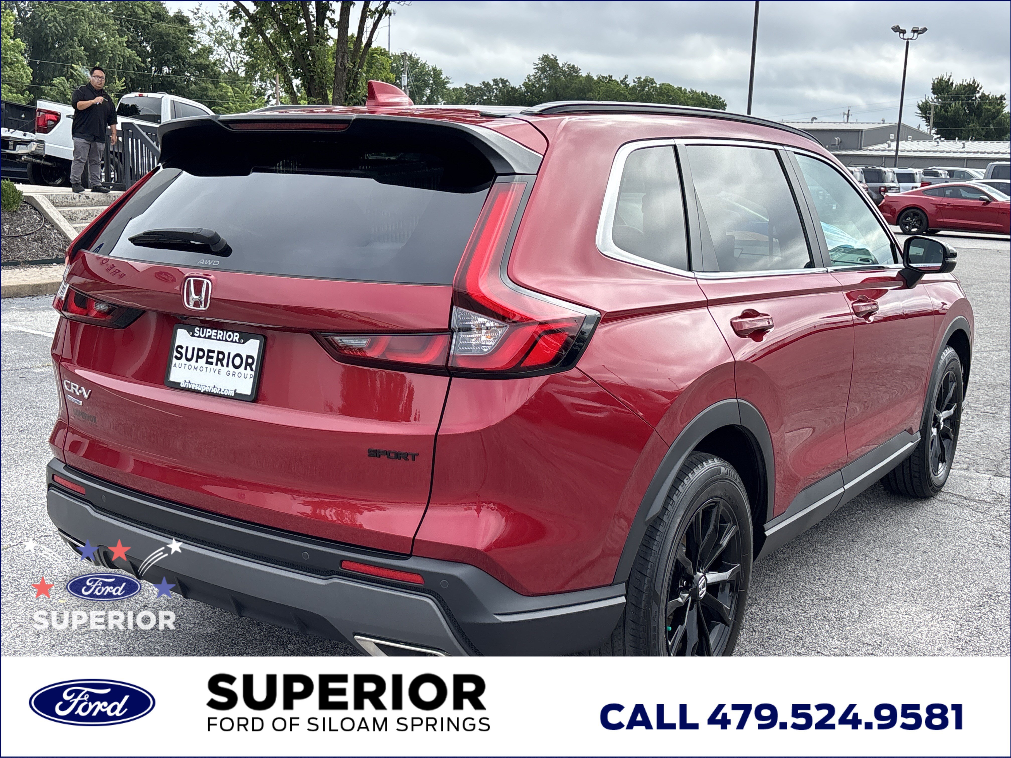 Used 2024 Red Honda Sport-L AWD image 3