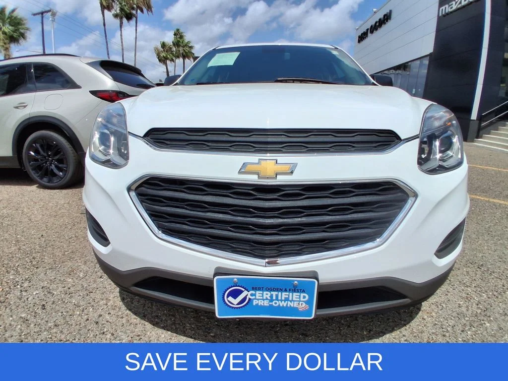Used 2017 Chevrolet Equinox LS with VIN 2GNALBEKXH1550184 for sale in Edinburg, TX