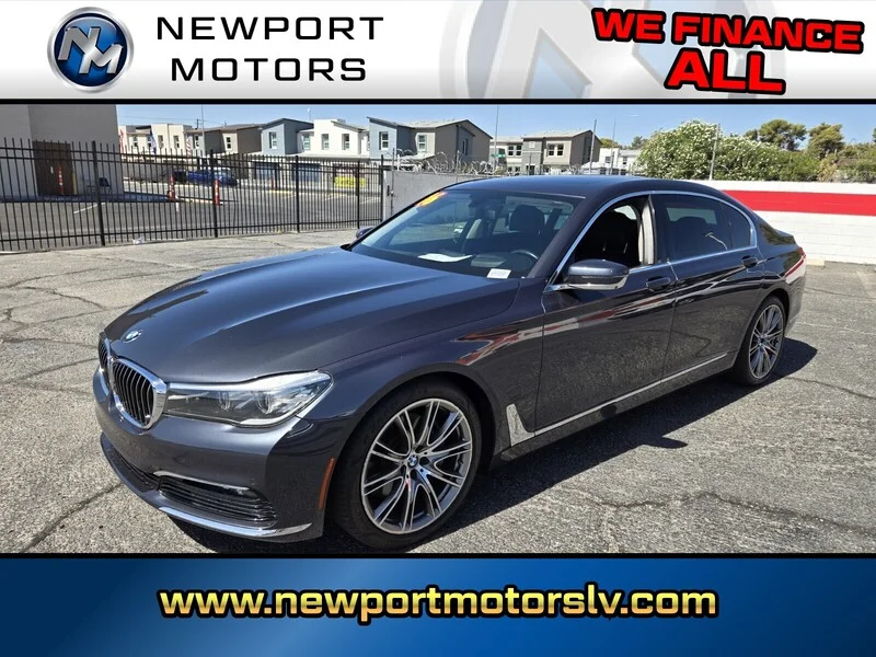 Used 2016 Gray BMW 740i image 1
