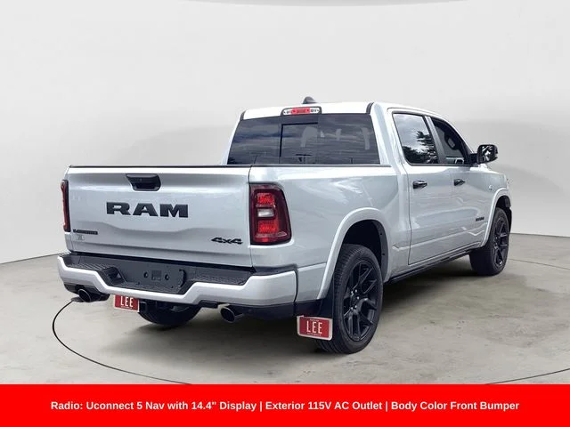 New 2026 Silver Ram LARAMIE CREW CAB 4X4 5