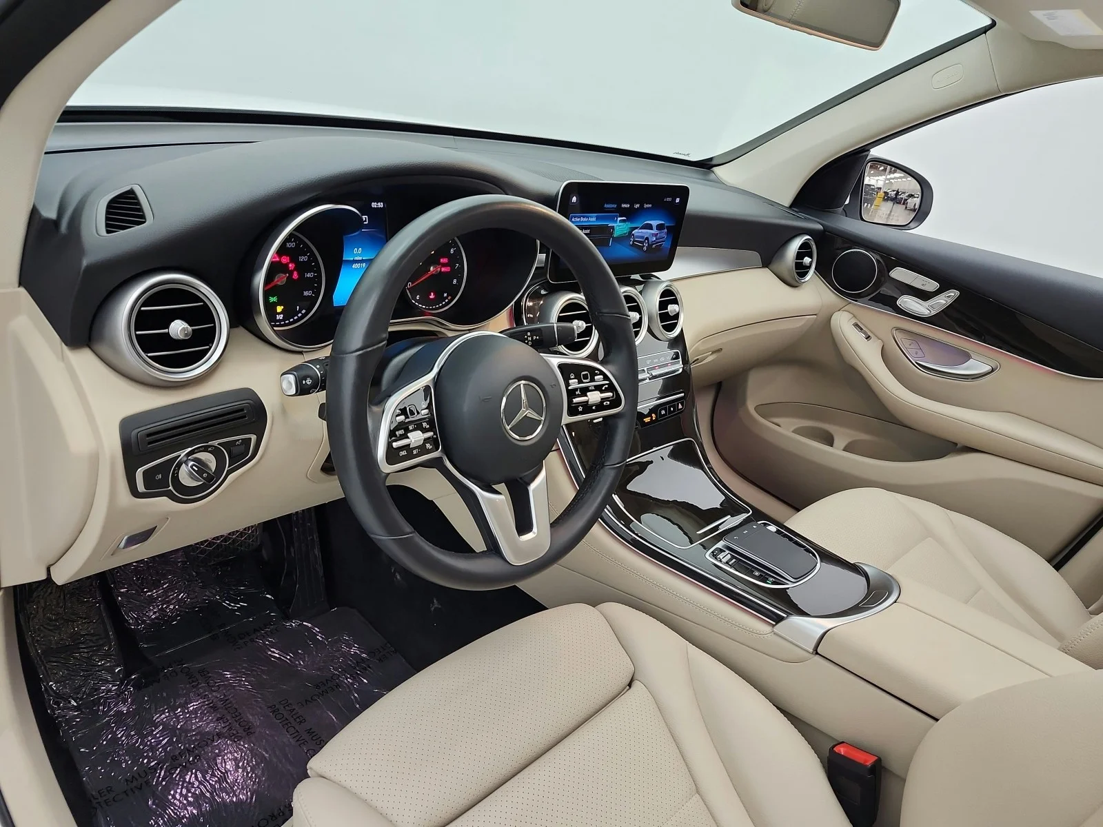 Used 2020 Polar White Mercedes-Benz GLC 300 image 9