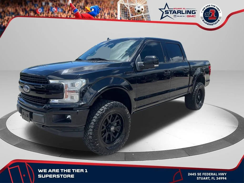 Used 2019 Black Ford LARIAT image 1