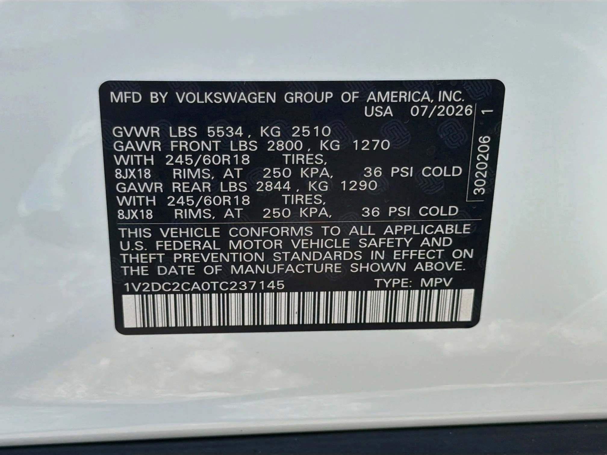 New 2026 White Pearl Volkswagen 2.0T SE image 40