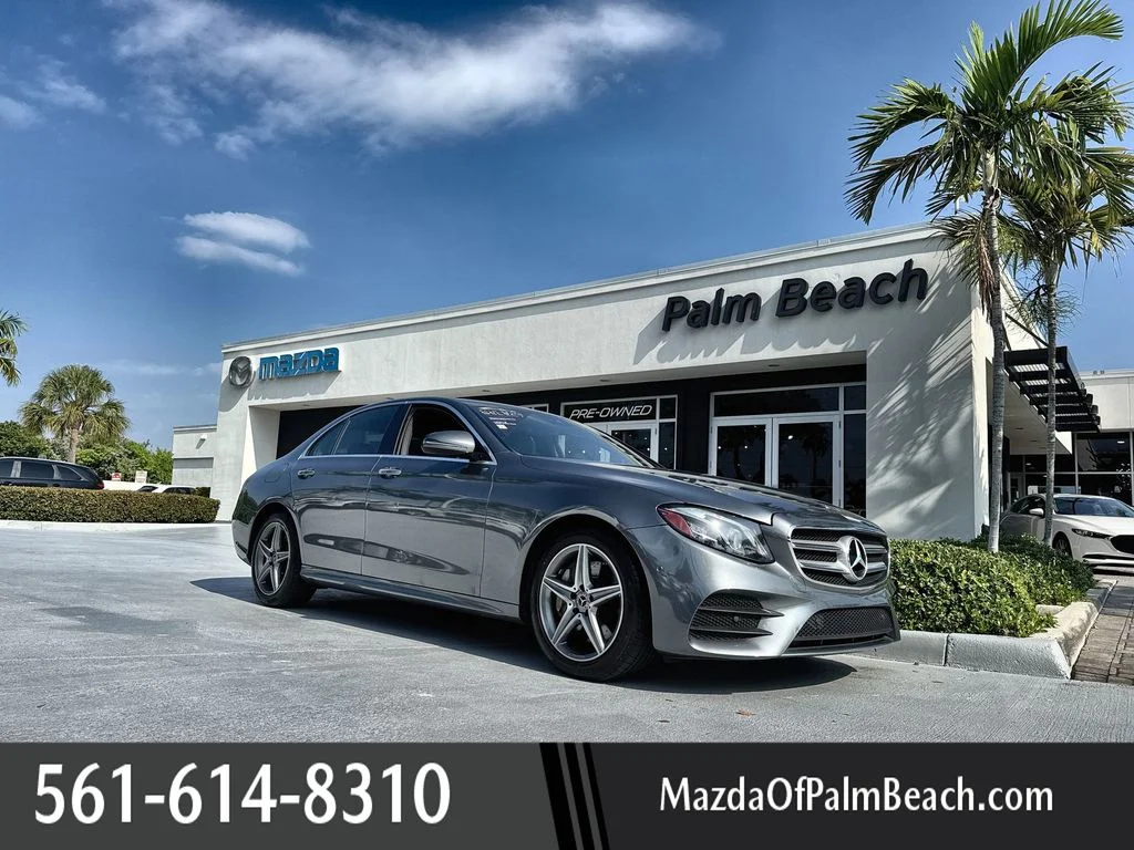 Used 2018 Selenite Gray Metallic Mercedes-Benz E 300 4MATIC® image 1