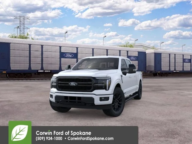 New 2026 Star White Metallic Tri-Coat Ford Lariat image 4