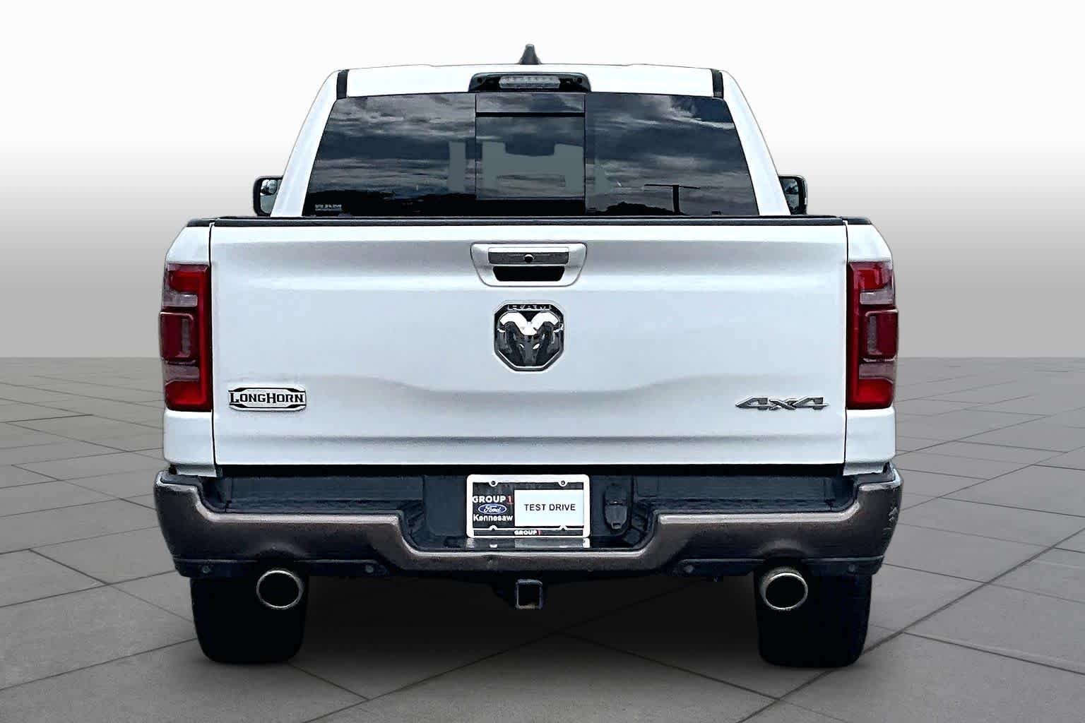 Used 2021 Ivory White Tri-Coat Pearlcoat Ram Longhorn image 5