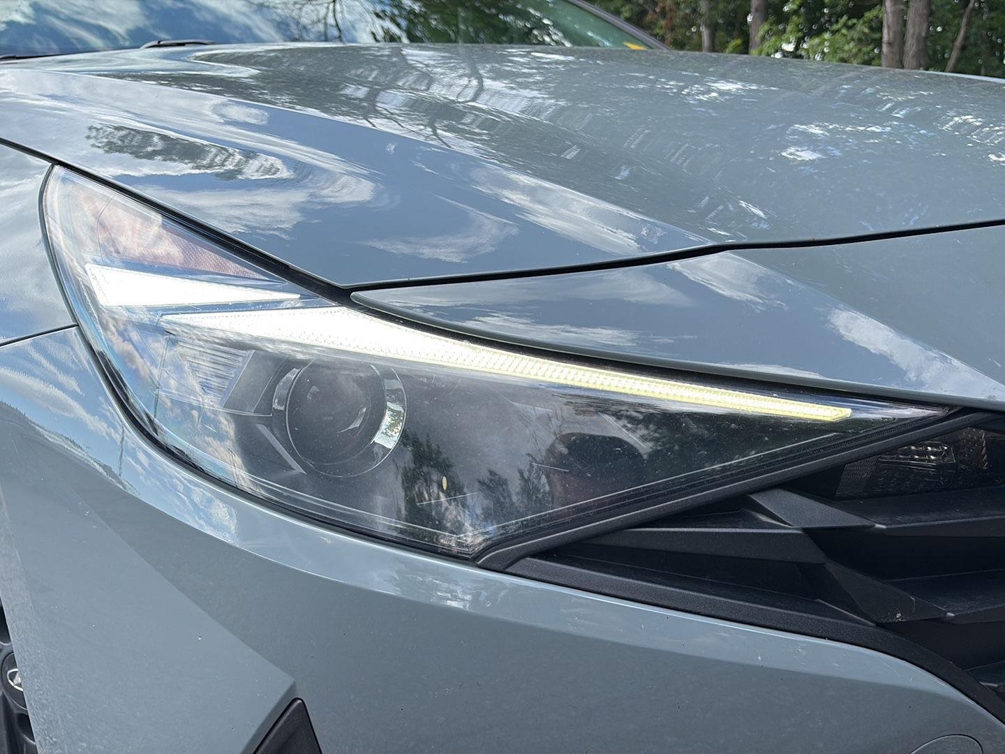 Used 2022 Electric Shadow Hyundai Blue image 14