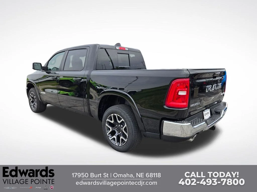 New 2026 Diamond Black Crystal Pearl-Coat Exterior Paint RAM Laramie image 5