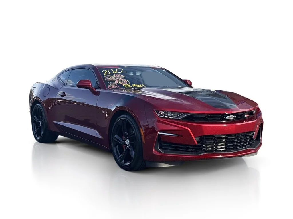 Used 2022 WILD CHERRY TINTCOAT Chevrolet 1SS image 3