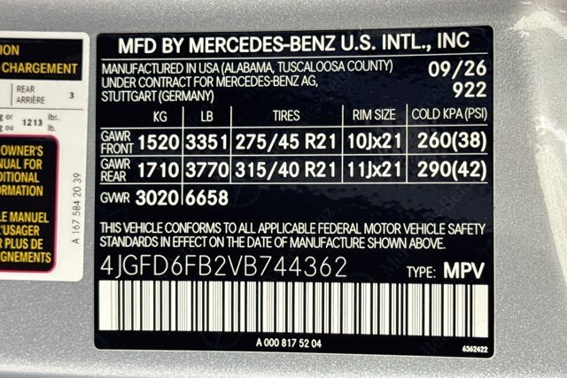 New 2027 Cirrus Silver Metallic Mercedes-Benz GLE 450 image 60