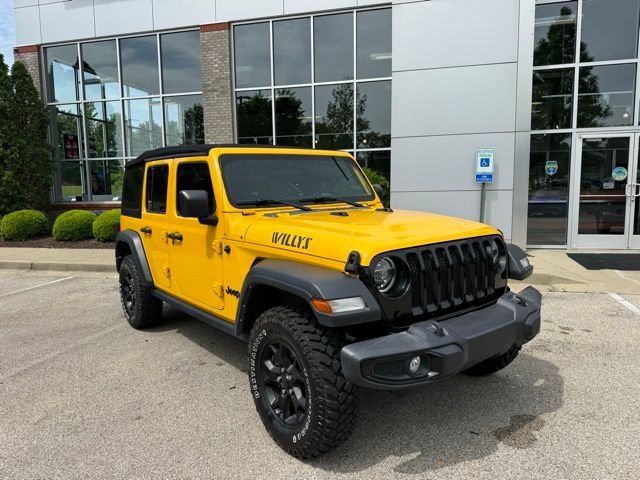 Used 2021 Yellow Jeep Unlimited Willys image 9