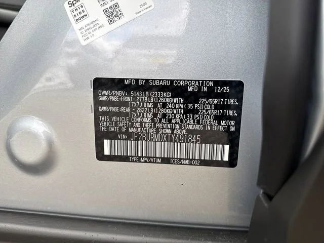 New 2026 Ice Silver Metallic Subaru Wilderness image 19