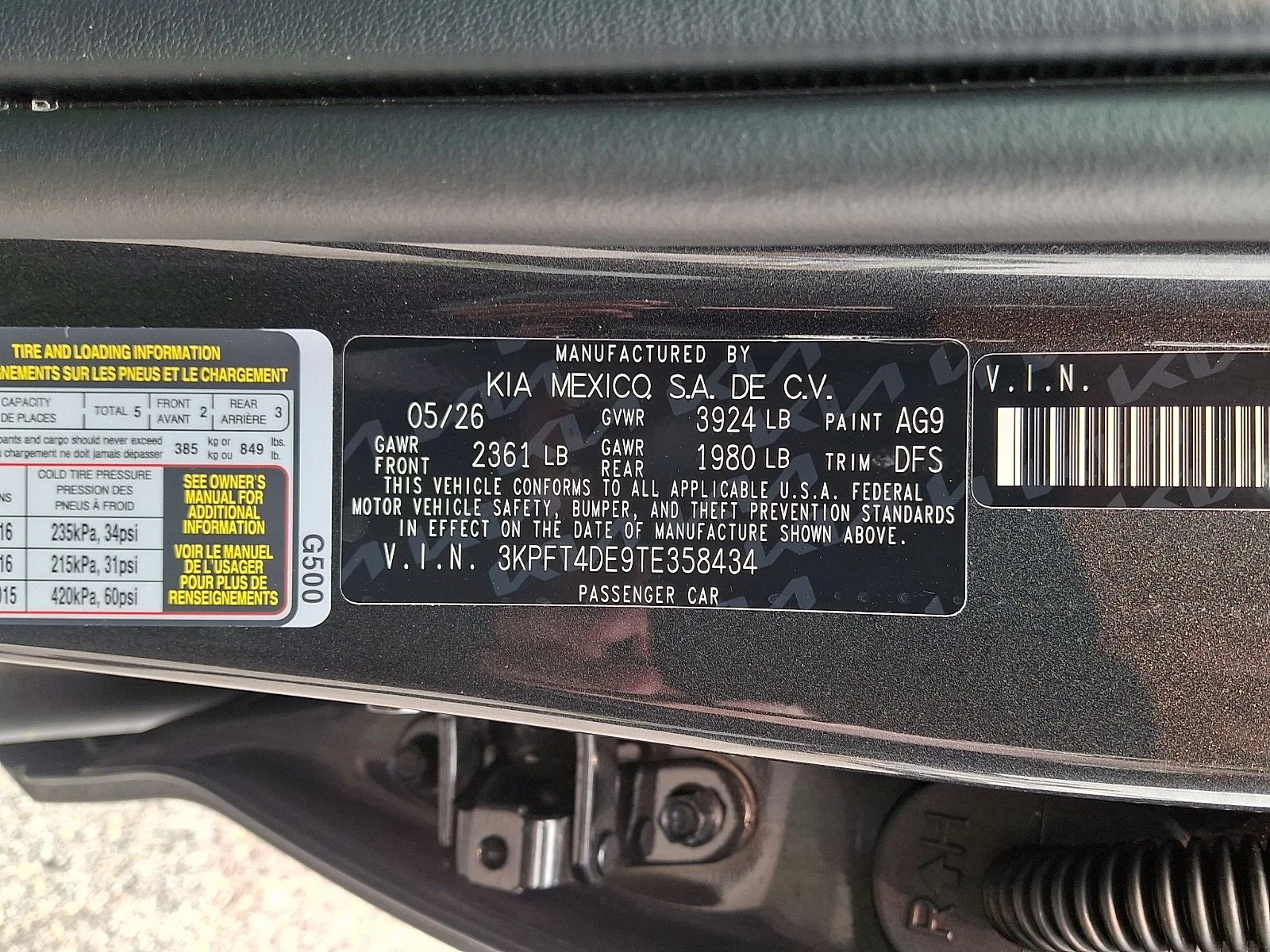 New 2026 Gray Kia LXS image 19